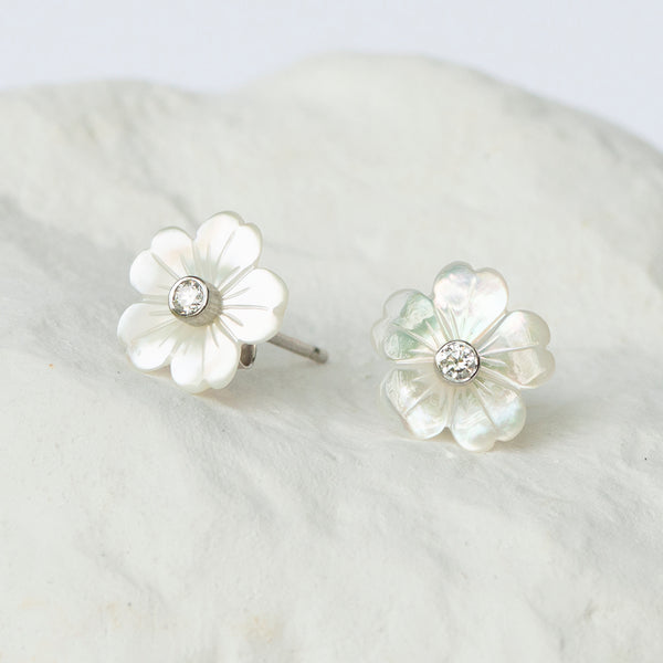 Apple Blossom Flower earrings